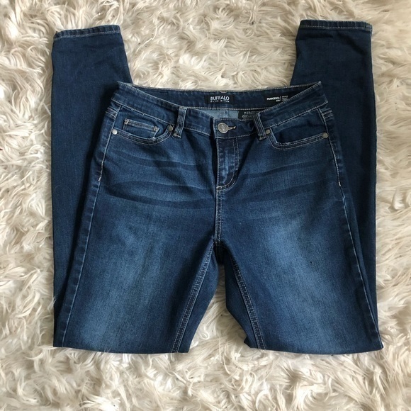 Buffalo David Jeans Bitton Francesca mid-Rise Blue - Picture 1 of 14